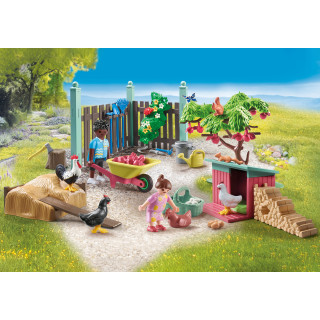 PLAYMOBIL MY LIFE Vištidė namo kieme 71510