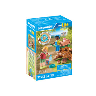 PLAYMOBIL MY LIFE Ežiukų šeimynėlės priežiūra 71512