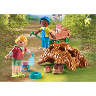 PLAYMOBIL MY LIFE Ežiukų šeimynėlės priežiūra 71512