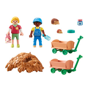 PLAYMOBIL MY LIFE Ežiukų šeimynėlės priežiūra 71512