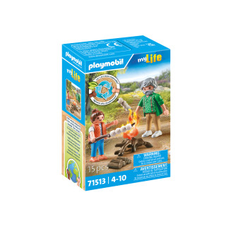 PLAYMOBIL MY LIFE Zefyrų kepimas ant laužo 71513