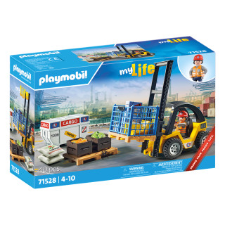 PLAYMOBIL MY LIFE Krautuvas su kroviniu 71528