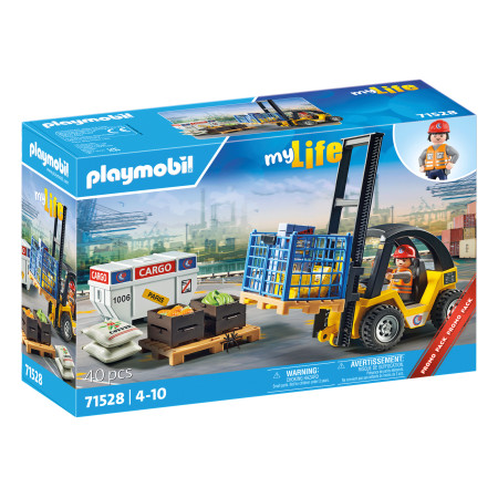 PLAYMOBIL MY LIFE Krautuvas su kroviniu 71528