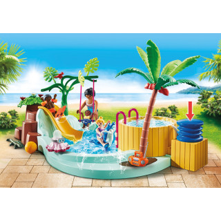 PLAYMOBIL MY LIFE Vaikų baseinas su sūkurine vonia 71529