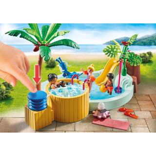 PLAYMOBIL MY LIFE Vaikų baseinas su sūkurine vonia 71529