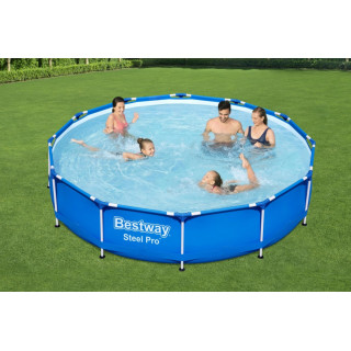 Pool 12FT 366 x 76 cm Steel Pro MAX Deluxe BESTWAY