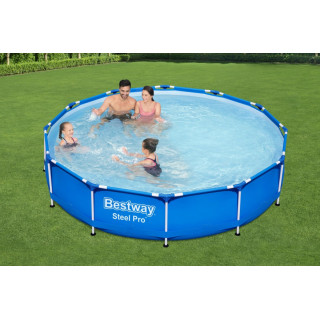 Pool 12FT 366 x 76 cm Steel Pro MAX Deluxe BESTWAY