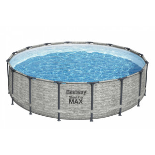 Frame Pool 14FT 427x122cm Steel Pro Max BESTWAY