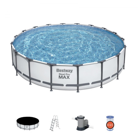 Rack swimming pool 18FT 549x122cm SteelPRO 6w1 BESTWAY