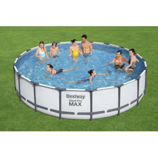 Rack swimming pool 18FT 549x122cm SteelPRO 6w1 BESTWAY