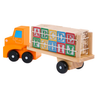 Wooden Truck + Bricks