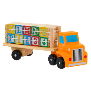 Wooden Truck + Bricks