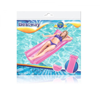 Colorful Transparent Beach mattress 183 x 76 cm BESTWAY Pink