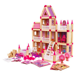 MEGA Wooden Cottage 268el Pink