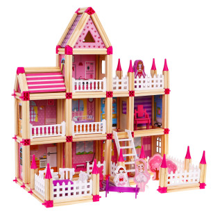 MEGA Wooden Cottage 268el Pink