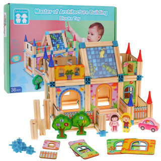 Set of Wooden Blocks 128pcs.