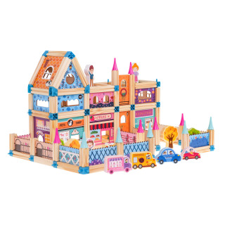 Wooden House For Princess 278pcs.