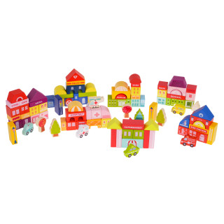 Wooden Blocks City 115pcs. + Sorter