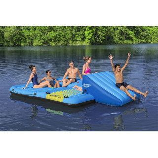 HYDRO-Force Island + Slide 376x311cm BESTWAY