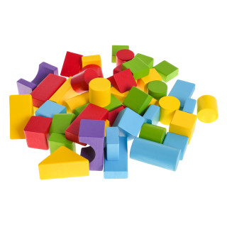 Wooden Block Set 50 pieces. + Sorter