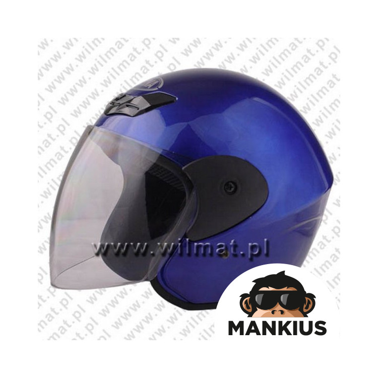 HELMET OPEN FACE TYPE-8661 BLUE XXXS W/O ECE