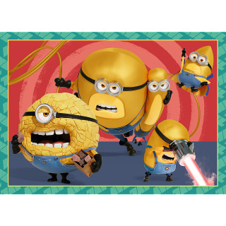 TREFL MINIONS 4 dėlionių rinkinys Minions