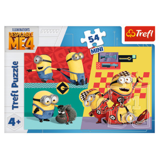 TREFL MINIONS mini dėlionė, 54 det.