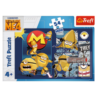 TREFL MINIONS mini dėlionė, 54 det.