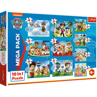 TREFL PAW PATROL 10 dėlionių rinkinys Šuniukai-patruliai