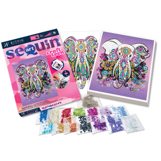 KITFIX DIY Sequin Art Teen rinkinys Dramblys