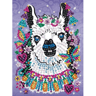 KITFIX DIY Sequin Art Teen rinkinys Lama