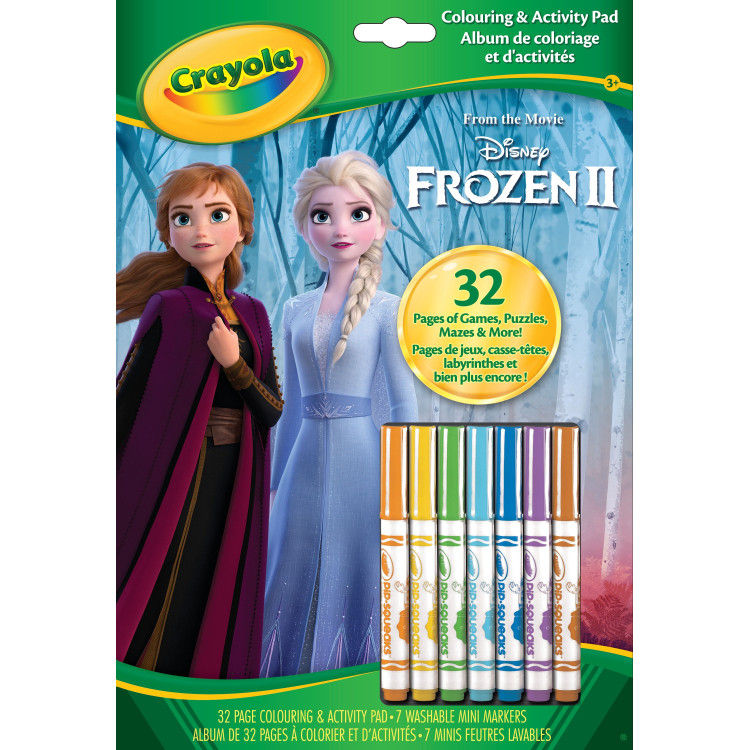 CRAYOLA Spalvinimo knygelė Ledo šalis 2