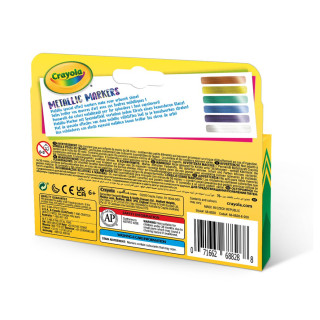 CRAYOLA Žymekliai Metallic , 6 vnt.