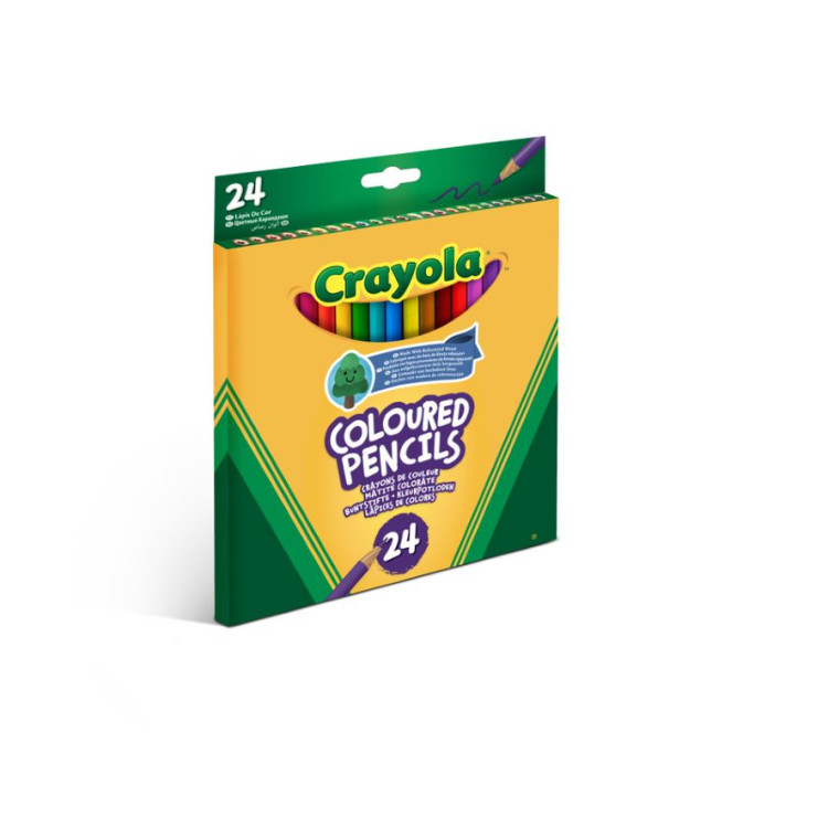 CRAYOLA Spalvoti pieštukai (24 vnt.)