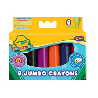 CRAYOLA MINIKIDS Didelės kreidelės, 8 vnt.