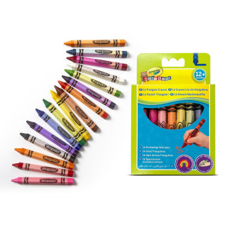 CRAYOLA MINIKIDS Trikampės kreidelės, 16 vnt.