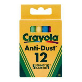 CRAYOLA Spalvotos kreidelės, 12 vnt.