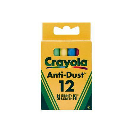 CRAYOLA Spalvotos kreidelės, 12 vnt.