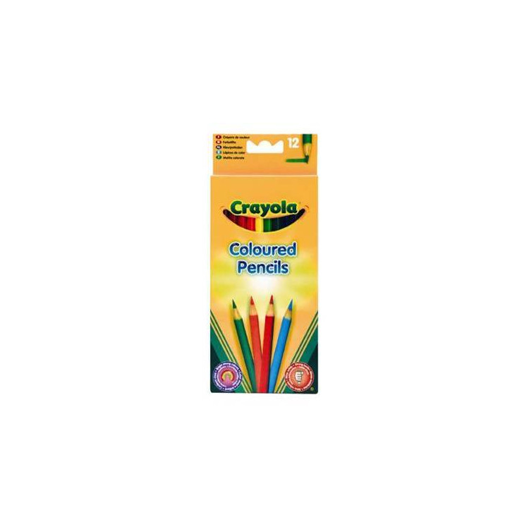 CRAYOLA Spalvoti pieštukai (12 vnt.)