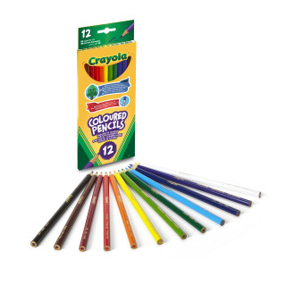 CRAYOLA Spalvoti pieštukai (12 vnt.)