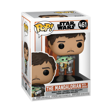 FUNKO POP! Vinilinė figūrėlė STAR WARS: MANDALORIAN su THE CHILD, 12 cm