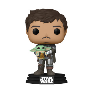 FUNKO POP! Vinilinė figūrėlė STAR WARS: MANDALORIAN su THE CHILD, 12 cm