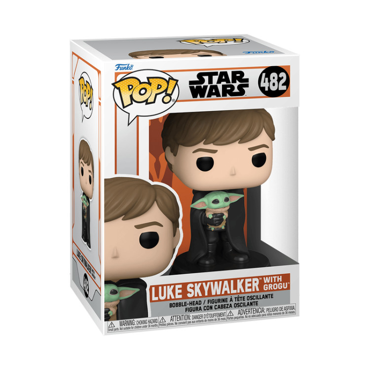 FUNKO POP! Vinilinė figūrėlė: The Mandalorian - Luke Skywalker w/Child