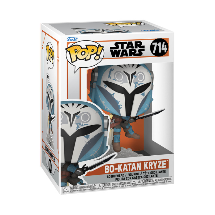 FUNKO POP! Vinilinė figūrėlė: The Mandalorian - Bo-Katan w/Darksaber and Jet Pack