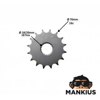 SPROCKET (NT:16) FOR SUZUKI GN125