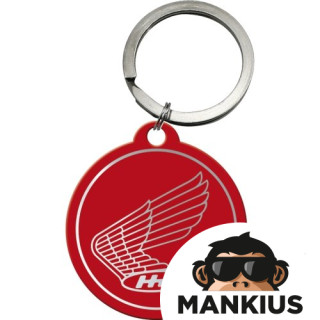 KEY RING HONDA LOGO RED 48044