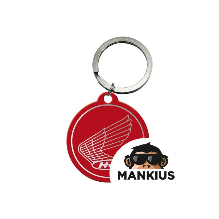 KEY RING HONDA LOGO RED 48044