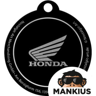 KEY RING HONDA LOGO RED 48044