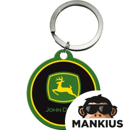 KEY RING JOHN DEERE LOGO 48047