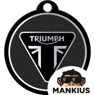 KEY RING TRIUMPH LOGO 48046